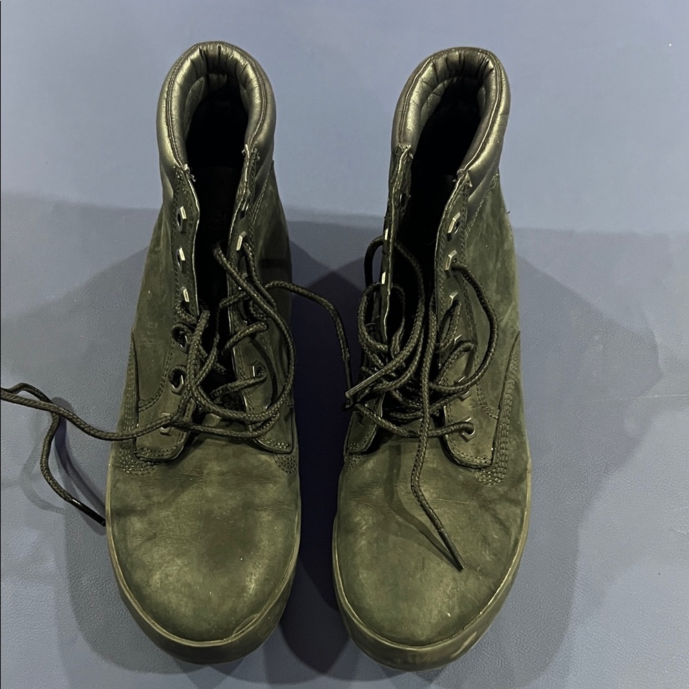 Women’s Black Lace-Up Boots